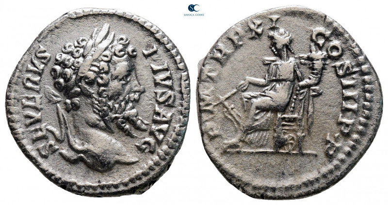 Septimius Severus AD 193-211. Rome
Denarius AR

19 mm, 3,32 g



very fin...