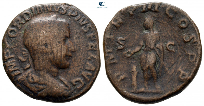 Gordian III AD 238-244. Rome
Sestertius Æ

29 mm, 15,89 g



nearly very ...