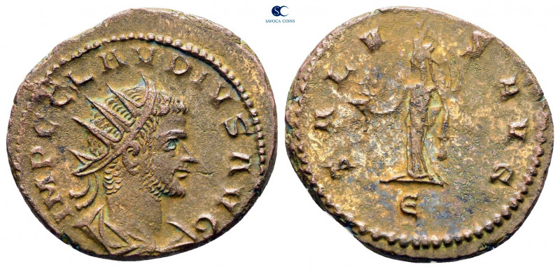 Claudius II (Gothicus) AD 268-270. Antioch
Billon Antoninianus

21 mm, 3,42 g...