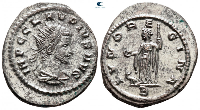 Claudius II (Gothicus) AD 268-270. Antioch
Antoninianus Æ silvered

23 mm, 4,...