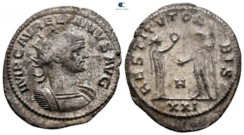 Aurelian AD 270-275. Antioch
Antoninianus Æ silvered

24 mm, 3,61 g



ve...