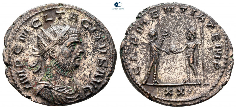 Tacitus AD 275-276. Antioch
Antoninianus Æ silvered

23 mm, 3,97 g



ver...