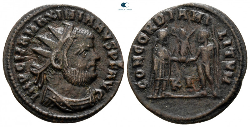 Maximianus Herculius AD 286-305. Heraclea
Radiatus Æ

22 mm, 2,93 g



ve...