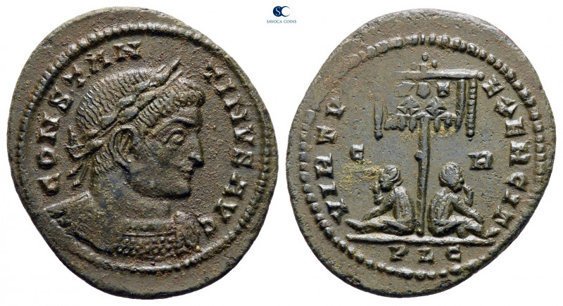 Constantine I the Great AD 306-337. Lugdunum
Follis Æ

21 mm, 2,63 g



v...