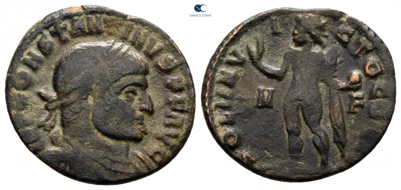 Constantine I the Great AD 306-337. Rome
Follis Æ

1 mm, 2,18 g



nearly...