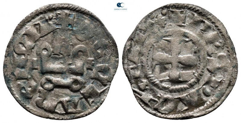 Crusaders, Principality of Achea. Philippe of Savoy AD 1301-1307. 
Denier Tourn...