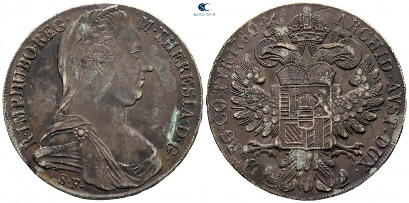 Austria. Maria Theresia AD 1740-1780.
Thaler AR re-strike

40 mm, 27,92 g

...