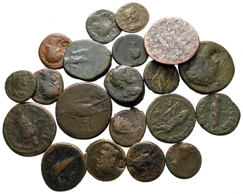 Lot of ca. 20 roman provincial bronze coins / SOLD AS SEEN, NO RETURN!

fine