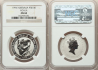 Elizabeth II platinum "Koala" 100 Dollars 1994 MS68 NGC, KM348. APtW 1.0016 oz. 

HID09801242017

© 2022 Heritage Auctions | All Rights Reserved