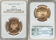 Republic gold 100 Pesos 1960-So MS65 NGC, Santiago mint, KM175. AGW 0.5885 oz. 

HID09801242017

© 2022 Heritage Auctions | All Rights Reserved