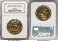 Republic gold "Ocelot" 15000 Pesos 1978 MS65 NGC, KM266. Mintage: 490. AGW 0.9675 oz. 

HID09801242017

© 2022 Heritage Auctions | All Rights Reserved...