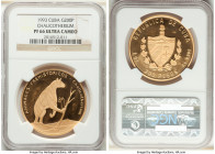 Republic gold Proof "Chalicotherium" 200 Pesos 1993 PR66 Ultra Cameo NGC, KM544. Mintage: 100. 

HID09801242017

© 2022 Heritage Auctions | All Rights...