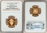 Republic gold Proof "Talino Art" 100 Pesos 1975 PR69 Ultra Cameo NGC, KM39. Mintage: 2,000. AGW 0.2894 oz. 

HID09801242017

© 2022 Heritage Auctions ...