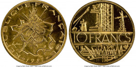 Republic gold Proof Piefort 10 Francs 1981 PR68 NGC, Paris mint, KM-P713. Mintage: 52. AGW 1.1478 oz. 

HID09801242017

© 2022 Heritage Auctions | All...