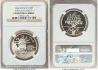 Republic 4-Piece Lot of Certified Assorted Issues NGC, 1) "Eiffel Tower Centennial" 5 Francs 1989 - PR69 Ultra Cameo, KM968a. 2) 50 Francs 1974 - SP67...