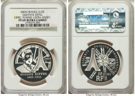 Republic 4-Piece Lot of Certified Proof 10 Euros Ultra Cameo NGC, 1) "Gustave Eiffel - Eiffel Tower 120th Anniversary" 10 Euros 2009 - PR69, KM1601. M...