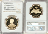 Republic gold Proof 60 Gourdes 1970-IC PR69 Ultra Cameo NGC, KM74. Alexandre Petion. AGW 0.3427 oz. 

HID09801242017

© 2022 Heritage Auctions | All R...