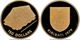 Republic gold Proof "Independence" 150 Dollars 1979 PR69 Ultra Cameo NGC, British Royal mint, KM9. Mintage: 386. AGW 0.4711 oz. 

HID09801242017

© 20...