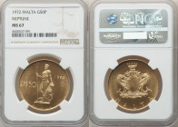 Republic gold "Neptune" 50 Pounds 1972 MS67 NGC, KM18. Mintage: 16,000. AGW 0.8845 oz. 

HID09801242017

© 2022 Heritage Auctions | All Rights Reserve...