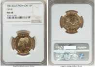 Rainier III gold Essai "Princess Grace" 10 Francs 1982-(a) MS68 NGC, Paris mint, KM-E74, Gad-MC158.10. Mintage: 1,000. 

HID09801242017

© 2022 Herita...
