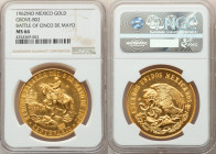 Estados Unidos gold "Battle of Cinco de Mayo" Medal 1962-Mo MS66 NGC, Mexico City mint, Grove-802. AGW 1.3391 oz. 

HID09801242017

© 2022 Heritage Au...