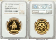 Confederation gold Proof "Uri - Altdorf" 1000 Francs 1985 PR68 Ultra Cameo NGC, Bern mint, KM-XS25, Häb-27. Mintage: 300. AGW 0.7523 oz. 

HID09801242...