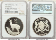 12-Piece Lot of Certified Assorted Proof "Conservation" Issues Ultra Cameo NGC, 1) Botswana: Republic "Klipspringer" 10 Pula 1978 - PR68 2) Indonesia:...