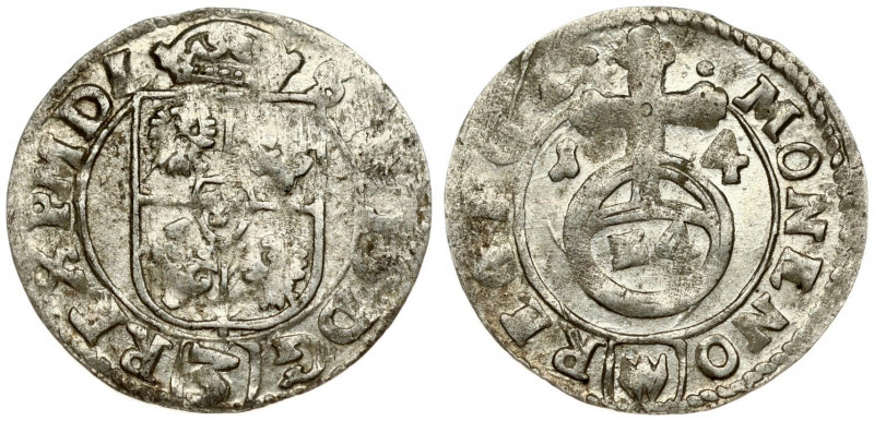 Poland 1/24 Thaler 1614 Bydgoszcz. Sigismund III Vasa (1587-1632). Obverse: Crow...