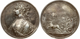 Poland Medal (1719) Maria Klementyna Sobieska 1702-1735 minted to commemorate the escape of Princess Clementina from the castle of Ambras on the Inn (...