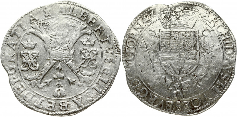 Spanish Netherlands TOURNAI 1 Patagon (1612-21) Antwerp. Albert & Isabella (1612...