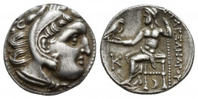 Kings of Macedon. Kolophon. Alexander III "the Great" 336-323 BC. (17.0mm, 4.00g) In the name and types of Alexander III. Struck circa 310-301 BC. Dra...