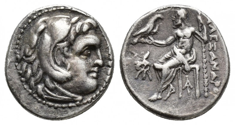 KINGS OF MACEDON. Alexander III ‘the Great’, 336-323 BC. Drachm (16.2 mm, 4.1 g ...
