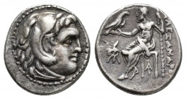 KINGS OF MACEDON. Alexander III ‘the Great’, 336-323 BC. Drachm (16.2 mm, 4.1 g ), Magnesia ad Maeandrum, struck under Antigonos I Monophthalmos, circ...