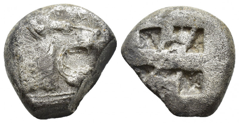 ISLANDS off CARIA, Rhodos. Lindos . Circa 515/0-475 BC. AR Stater (19.9mm, 11.4 ...