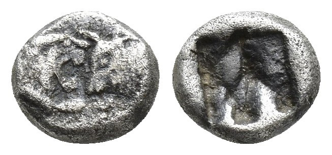 KINGS of LYDIA. Time of Kroisos. Circa 561-546 BC. AR Twelfth Siglos (0.83 gm). ...