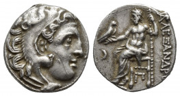 Kings of Macedon, Antigonos I Monophthalmos (Strategos of Asia, 320-306/5 BC, or king, 306/5-301 BC). AR Drachm (16.0mm, 4.2g). In the name and types ...