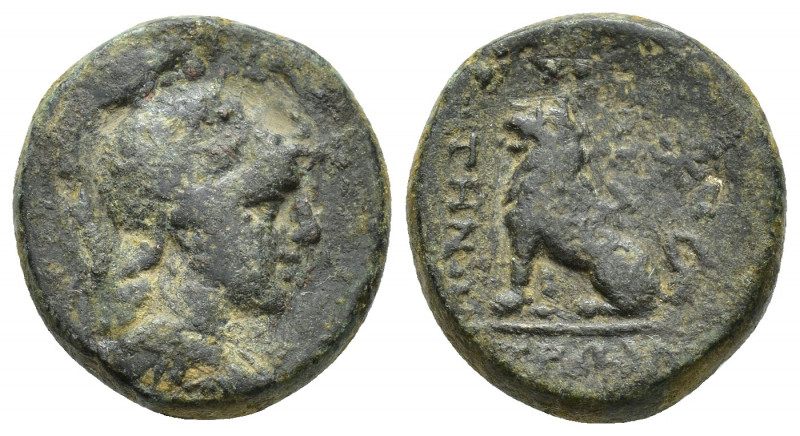 PHRYGIA. Peltai. Ae (Late 2nd-1st centuries BC) Uncertain magistrate. (18.6mm, 8...