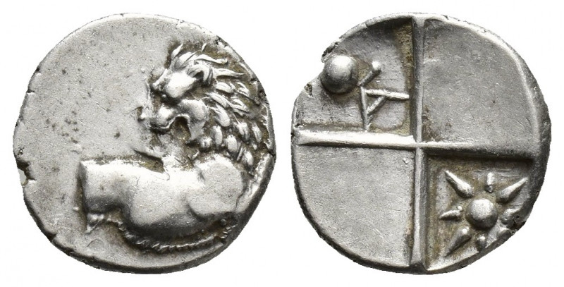 THRACE, Chersonesos. Circa 386-338 BC. AR Hemidrachm (13.2mm, 2.4 g). Forepart o...