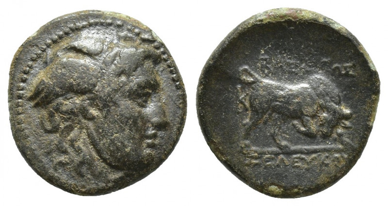 SELEUKID EMPIRE. Seleukos I Nikator. Second satrapy and kingship, 312-281 BC. Æ ...