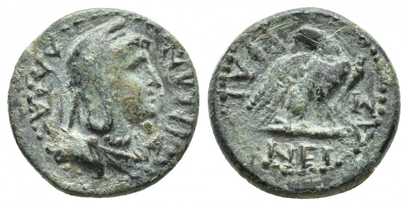 PHRYGIA. Laodicea ad Lycum. Pseudo-autonomous. Time of Nero (54-68). Ae. (16.2mm...
