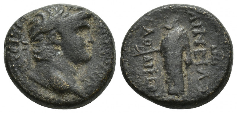 PHRYGIA. Laodicea ad Lycum. Nero, 54-68. (18 mm, 6.7 g), struck under magistrate...