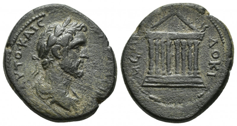 Phrygia, Dokimeion . Antoninus Pius AD 138-161. Bronze Æ (25.9mm, 11.6 g) Obvers...