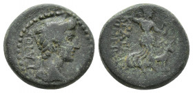 PHRYGIA. Acmoneia. Gaius (Caligula), 37-41. (17.5 mm, 4.9 g ), Krates (perhaps the same as the Krates Menokritou who was a magistrate under Augustus, ...