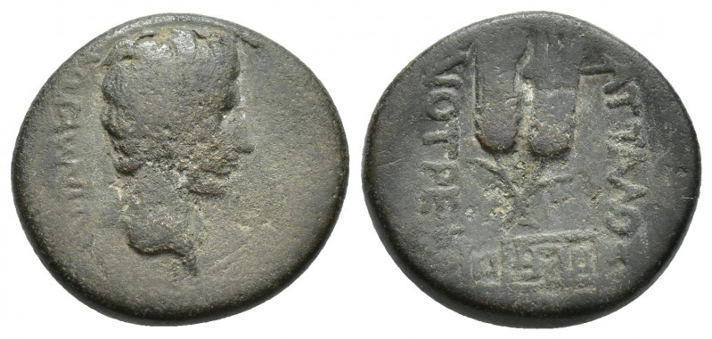 PHRYGIA, Apamea Augustus (27BC-14AD) (19.8mm, 5.5 g)Magistrate: Attalos Diotreph...