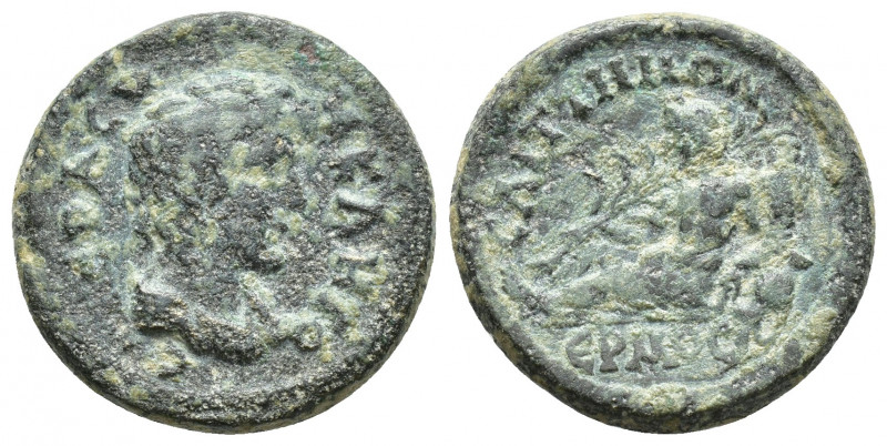 LYDIA. Saitta. Pseudo-autonomous issue. Assarion (22.7 mm, 9.3 g), time of Marcu...
