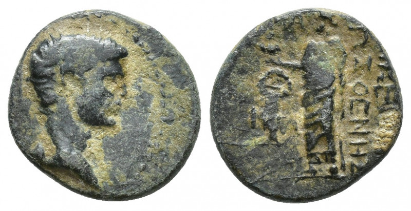 PHRYGIA. Laodicea. Augustus (27 BC-14 AD). Ae. (15.1mm, 3.1 g) Sosthenes, magist...