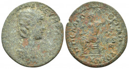 Phrygia. Apameia. Otacilia Severa AD 244-249. ΠΕΛΑΓΩΝ ΠΑΝΗΓΥΡΙΑΡΧΗΣ (Pelagon, panegyriarch Æ
(32.4 mm., 12,7 g). MAPKIA OTAKIΛ CЄVHPA CЄB, diademed an...