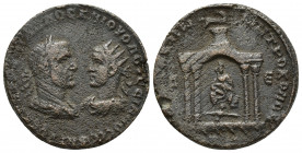 SYRIA, Seleucis and Pieria. Antioch. Trebonianus Gallus and Volusian. 251-253 AD. Æ (28mm, 17.5 g). Confronted busts of Trebonianus Gallus and Volusia...