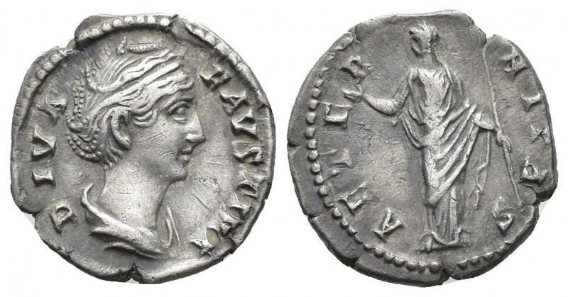 Diva Faustina Maior (Antoninus Pius, 138-161), Denarius, Rome, after AD 141 AR (...