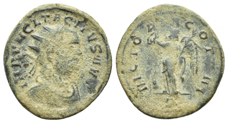 Tacitus, 275-276. Antoninianus (21.9 mm, 4.2 g), Ticinum, IMP C M CL TACITVS AVG...